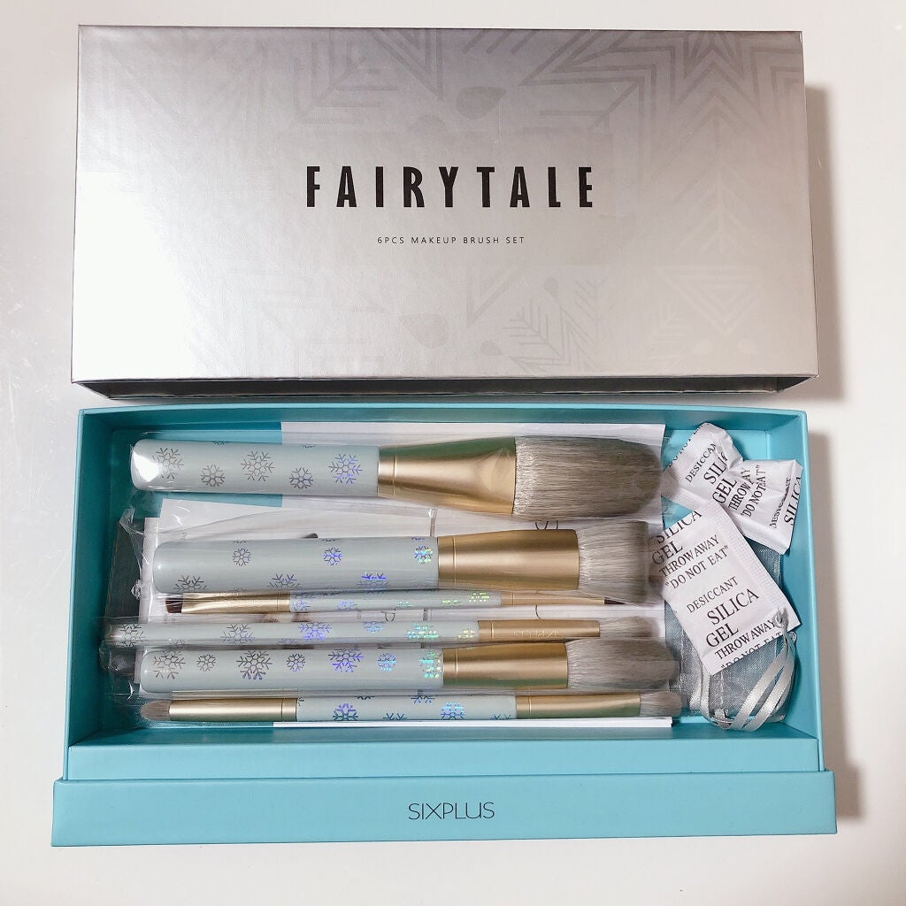 SIXPLUS メイクブラシ6本セット-Fairytaleシリーズ/SIXPLUS/メイクブラシを使ったクチコミ(2枚目)