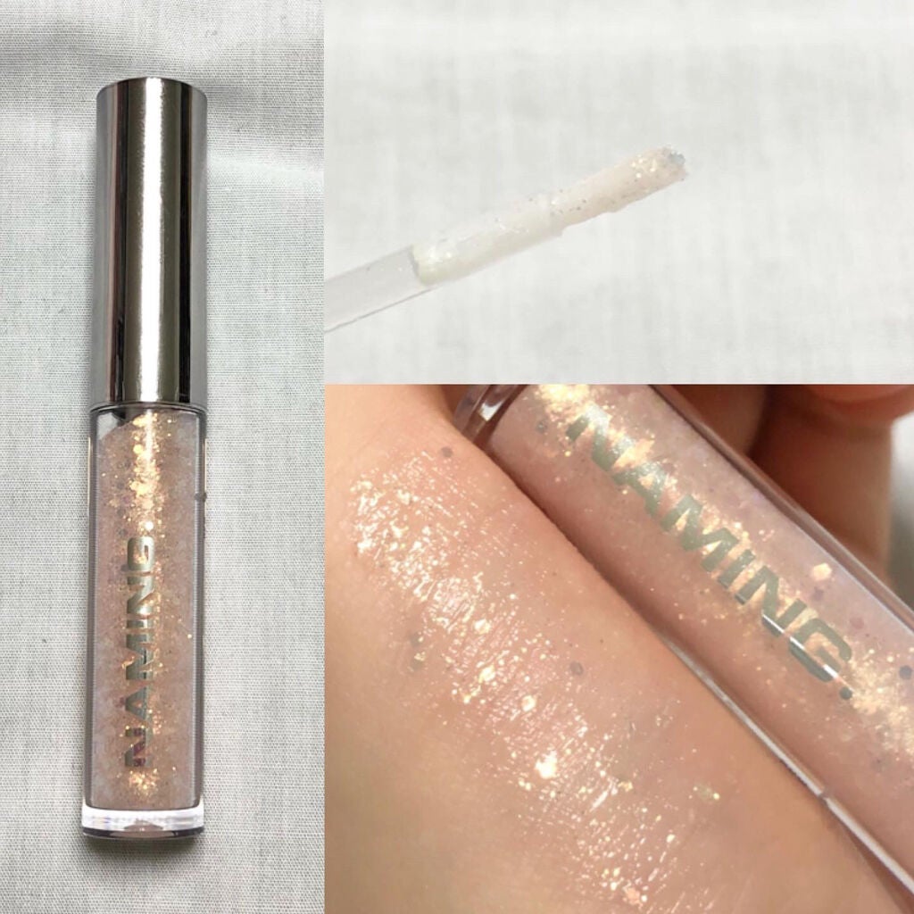 ダズリングアイグリッター/NAMING./リキッドアイシャドウを使ったクチコミ(4枚目)