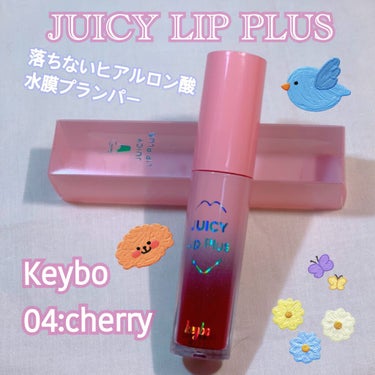 ジューシーリッププラスプランパー Love Cherry/keybo/リップグロスを使ったクチコミ（1枚目）