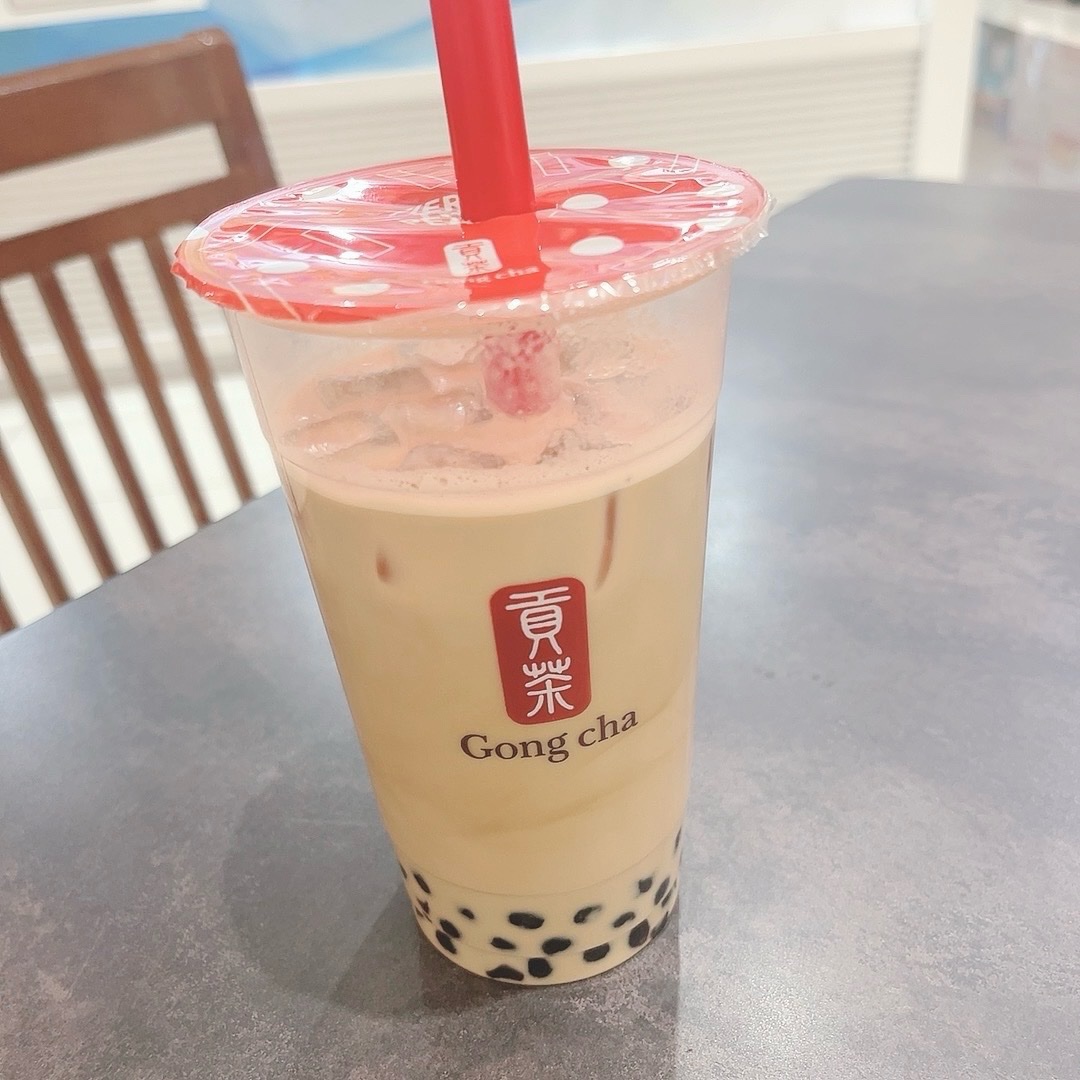 ゴンチャ タピオカミルクティー/Gongcha(ゴンチャ)/ドリンクを使ったクチコミ（1枚目）