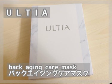 back aging care mask/ULTIA/シートマスク・パックを使ったクチコミ（1枚目）