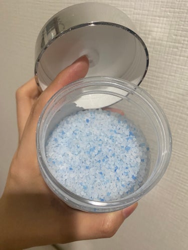 サムシングピュアブルー セント　バスソルト/JILL STUART/入浴剤を使ったクチコミ（3枚目）
