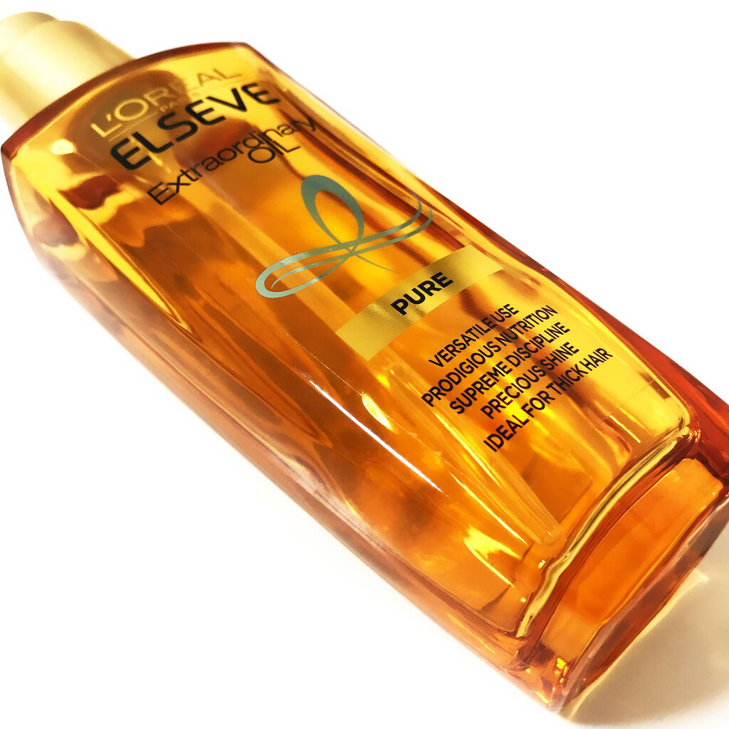 エルセーヴ エクストラオーディナリー オイル ピュア セラム/ロレアル パリ/ヘアオイルを使ったクチコミ（2枚目）