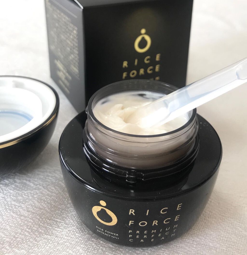 プレミアムパーフェクトクリーム/ライスフォース/フェイスクリームを使ったクチコミ(2枚目)