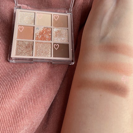 グリッターペディアアイパレット/unleashia/アイシャドウパレットを使ったクチコミ(3枚目)