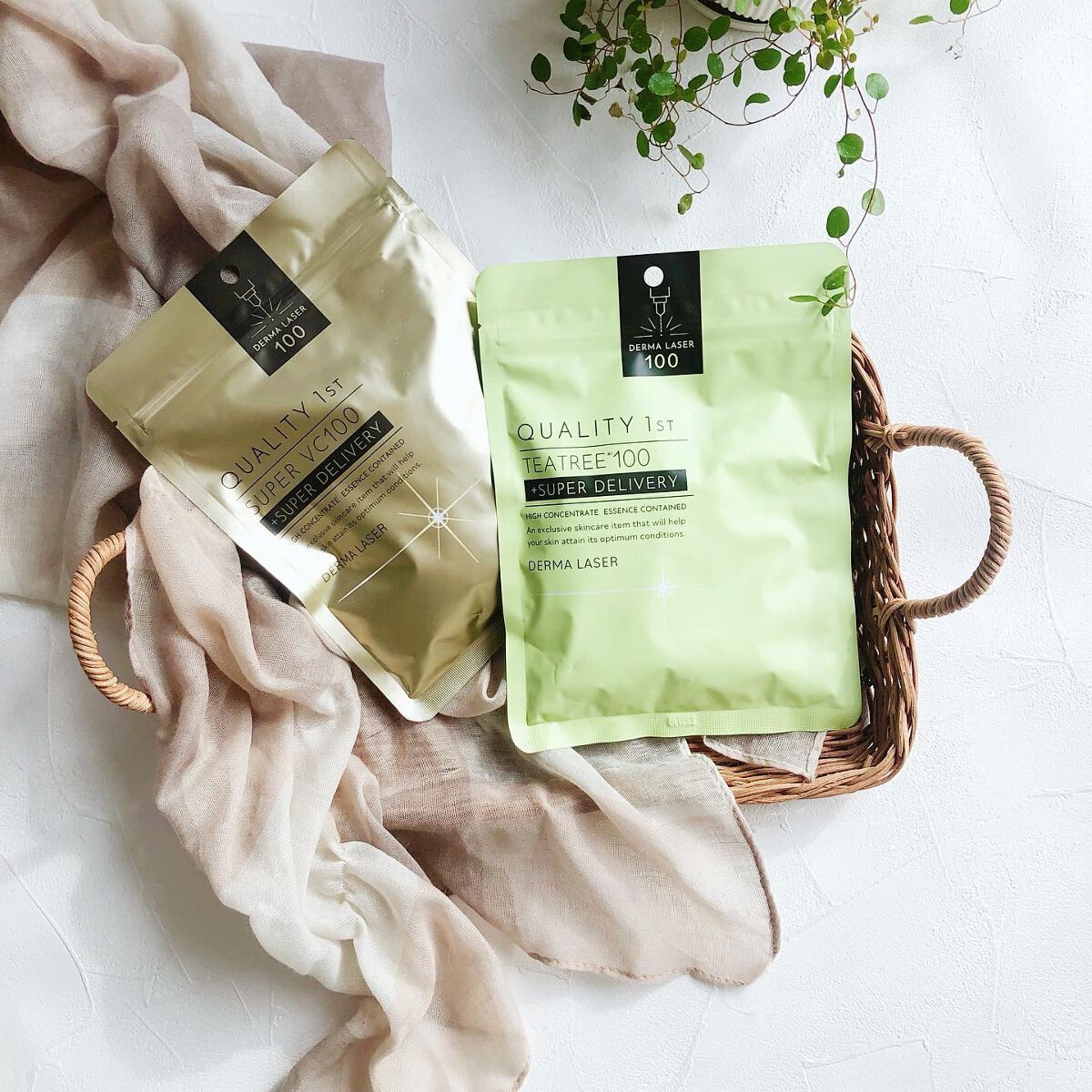 ダーマレーザー スーパーTEATREE100マスク/クオリティファースト/シートマスク・パックを使ったクチコミ（1枚目）