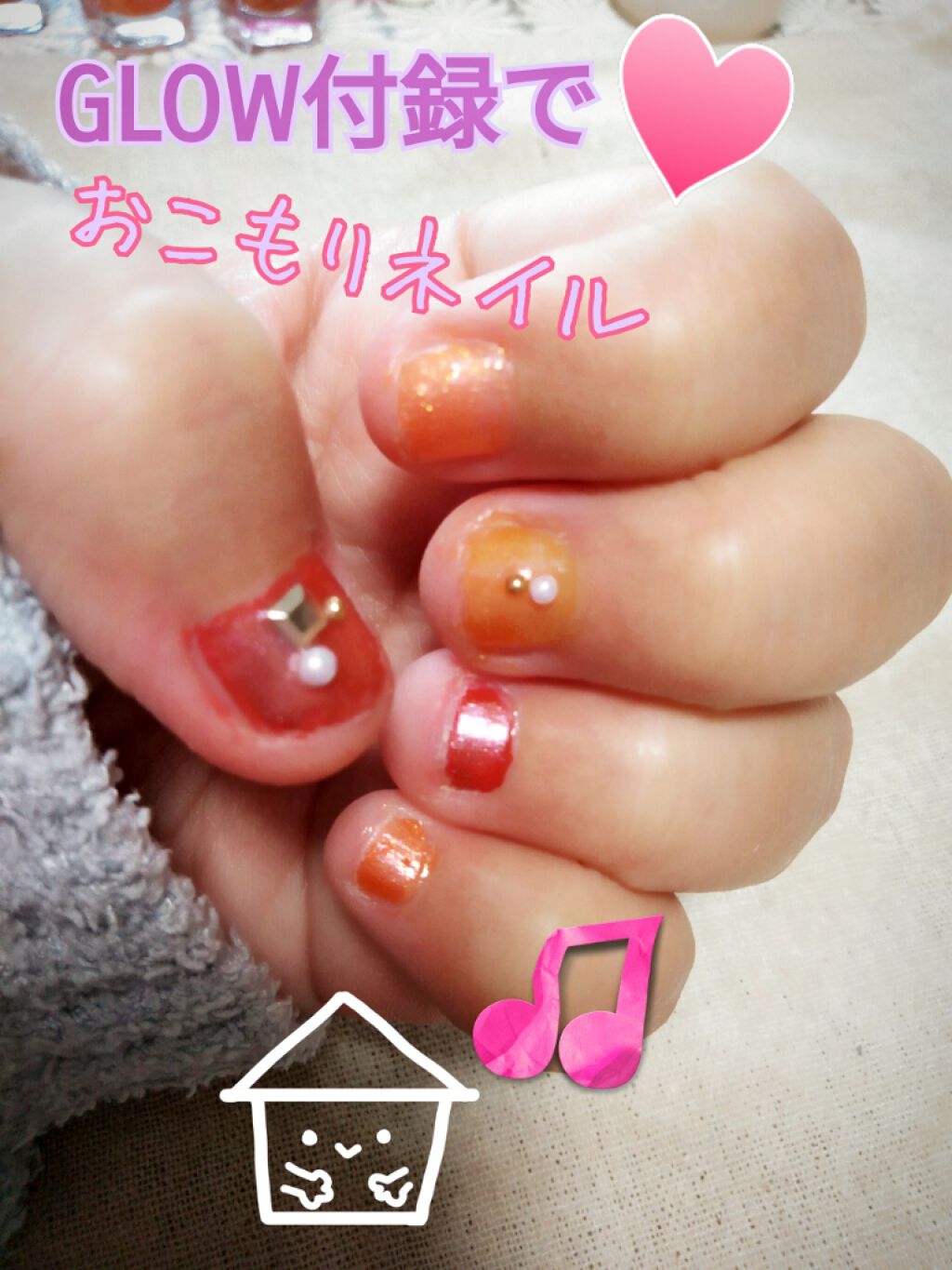 ネイルシール/DAISO/ネイルシールを使ったクチコミ(1枚目)