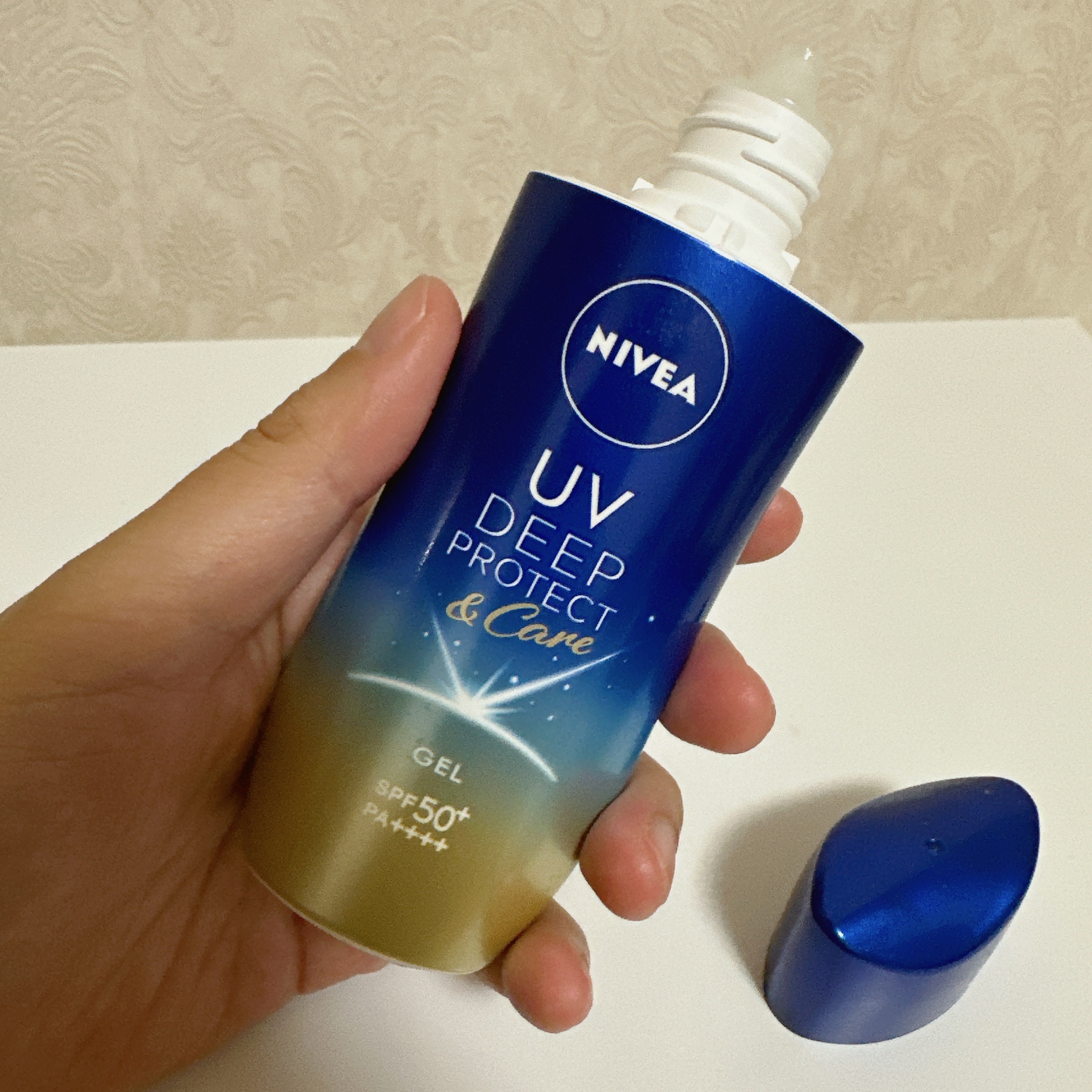 ニベアUV ディープ プロテクト＆ケア ジェル/ニベア/日焼け止めジェルを使ったクチコミ（3枚目）