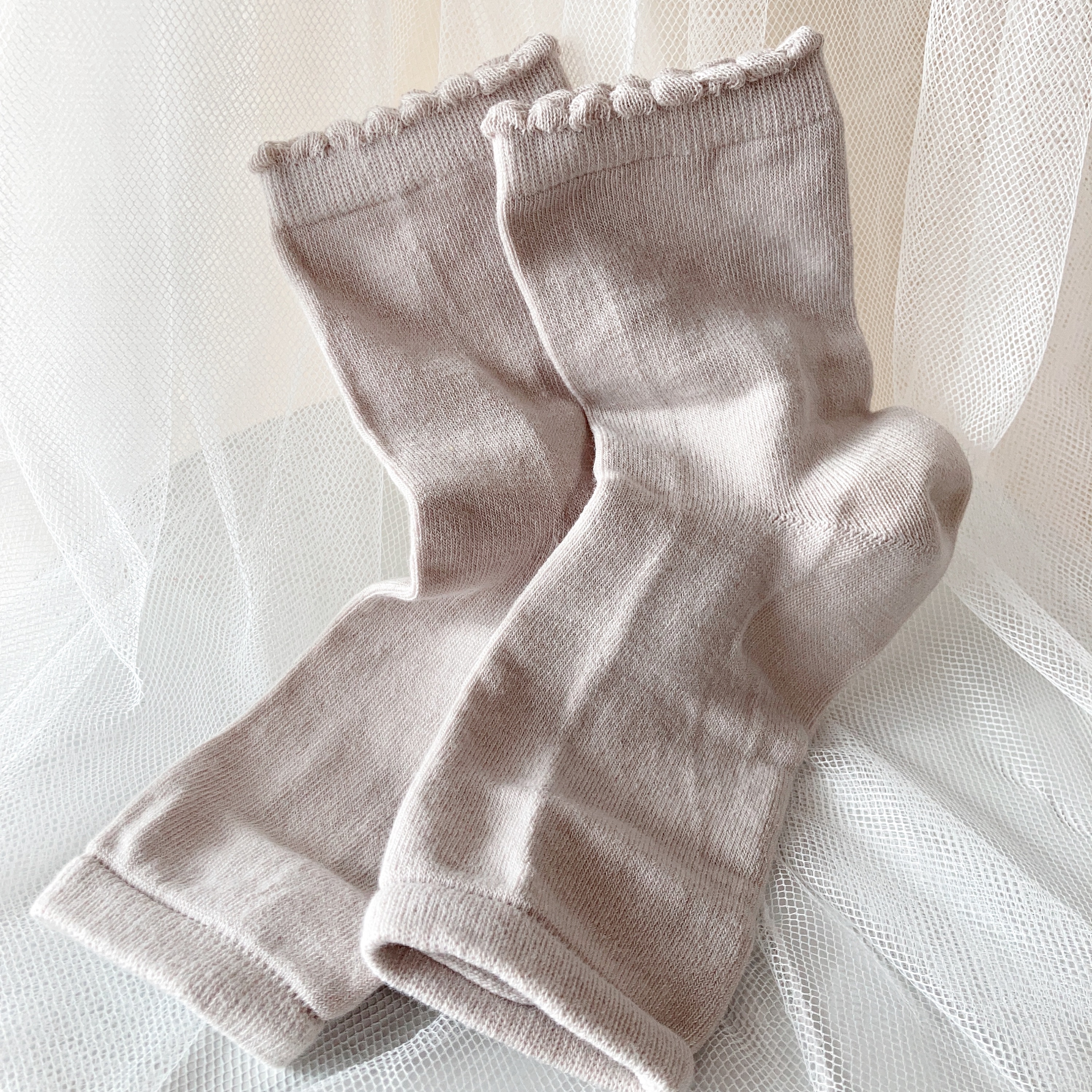 つま先オープンかかと保湿ソックス/3COINS/暖かい靴下を使ったクチコミ（3枚目）