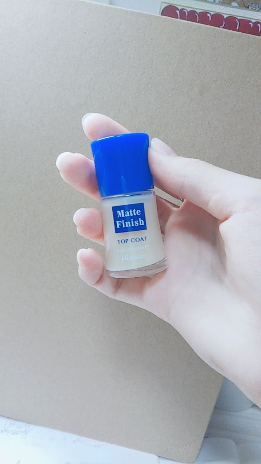 ウィンマックス ネイルケアシリーズ マットトップコート/DAISO/ネイルトップコートを使ったクチコミ（1枚目）