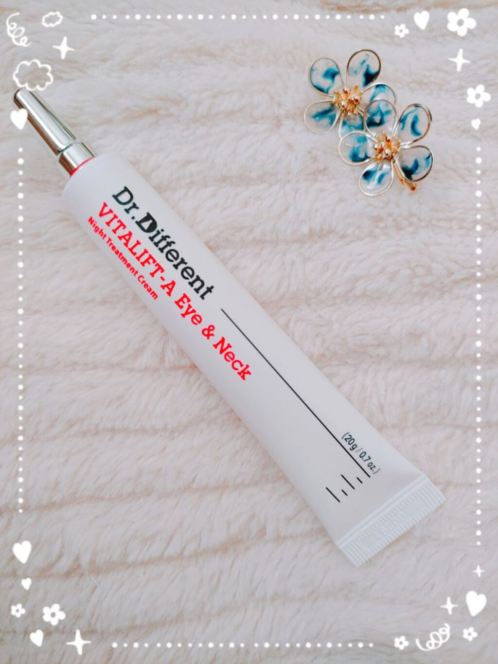 Dr.Different VITALIFT-A アイ＆ネックのクチコミ「ニキビにめっちゃ効いた😍
✼••┈┈••✼••┈┈••✼••┈┈••✼••┈┈••✼
Dr.D.....」（1枚目）