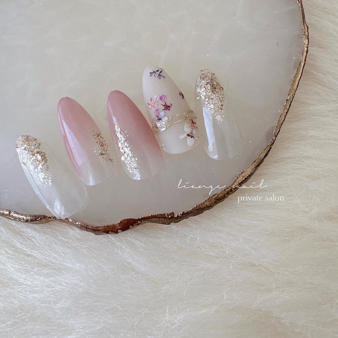 Yuki on LIPS 「.flower🤍...使用item↓@shanailpro▫︎..」(1枚目)