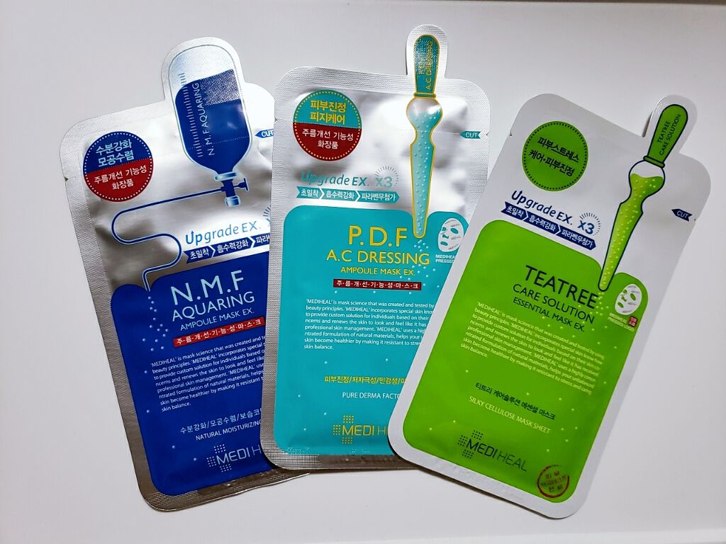 N.M.FアクアアンプルマスクJEX/MEDIHEAL/シートマスク・パックを使ったクチコミ（1枚目）