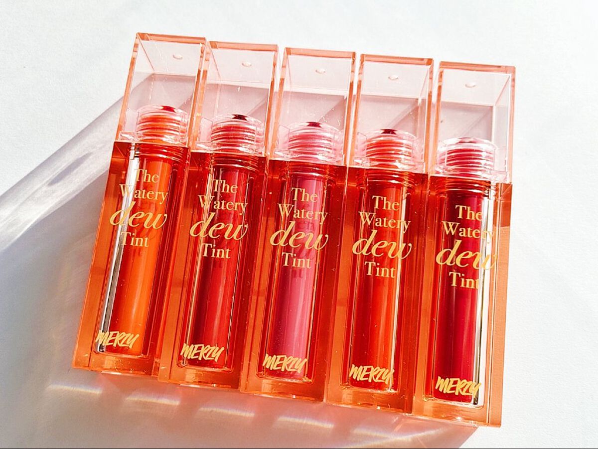 ザ ウォータリーデューティント/MERZY/リップティントを使ったクチコミ（2枚目）