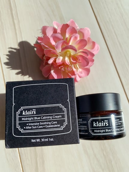 ミッドナイトブルーカーミングクリーム/Klairs/フェイスクリームを使ったクチコミ(4枚目)