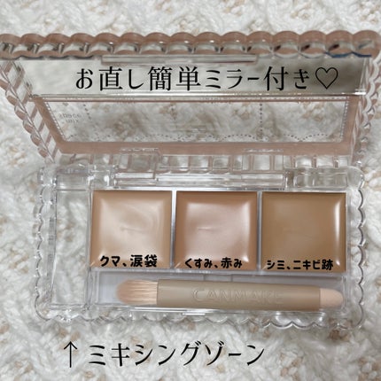 カラーミキシングコンシーラー/キャンメイク/パレットコンシーラーを使ったクチコミ(2枚目)