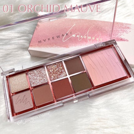 ミックスブラーリングアイパレット/wakemake/マルチパレットを使ったクチコミ(2枚目)