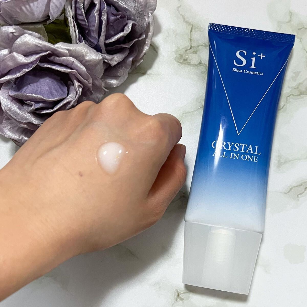 クリスタルオールインワン/Si＋/フェイスクリームを使ったクチコミ（2枚目）