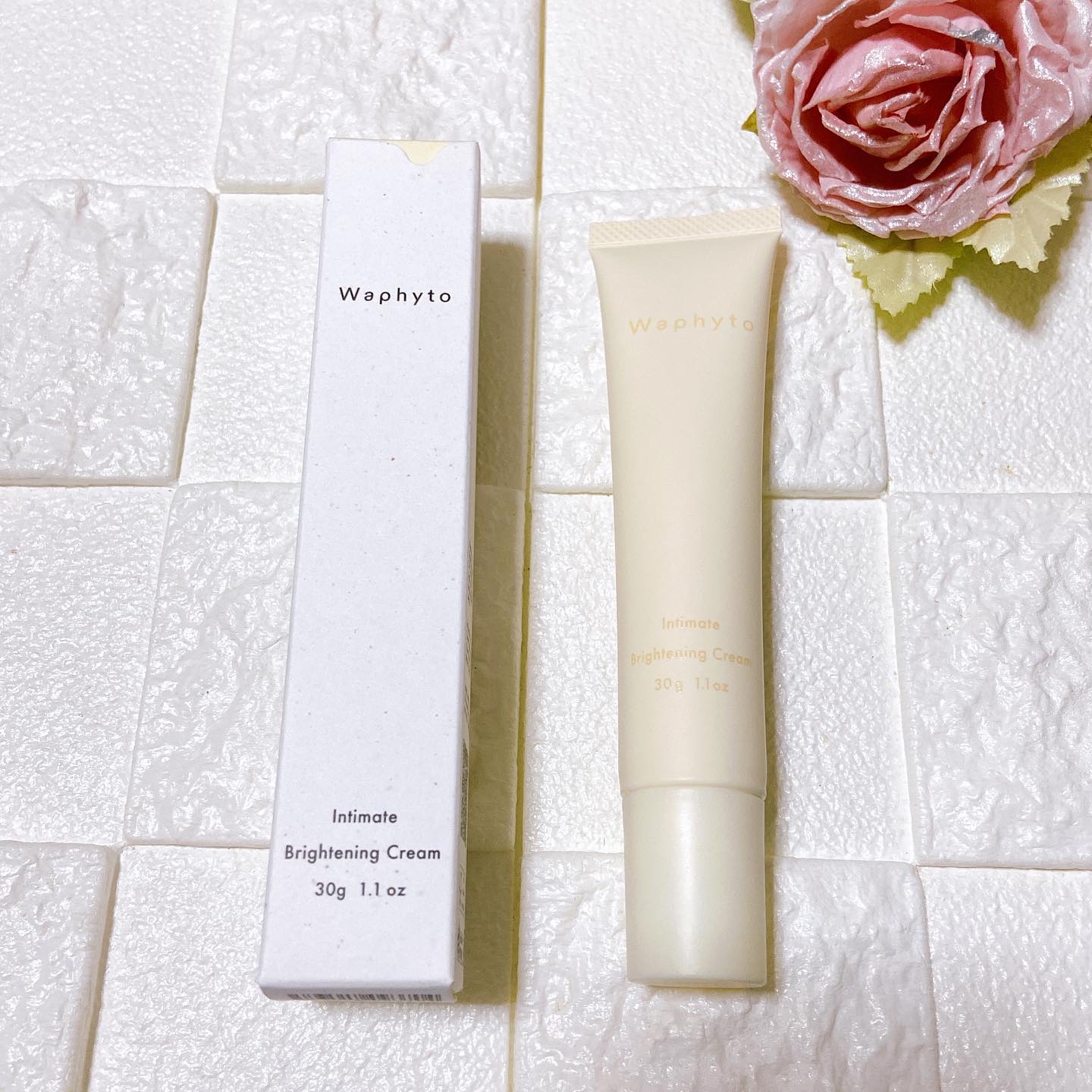 インティメイト ブライトニングクリーム/Waphyto/デリケートゾーンケアを使ったクチコミ（1枚目）