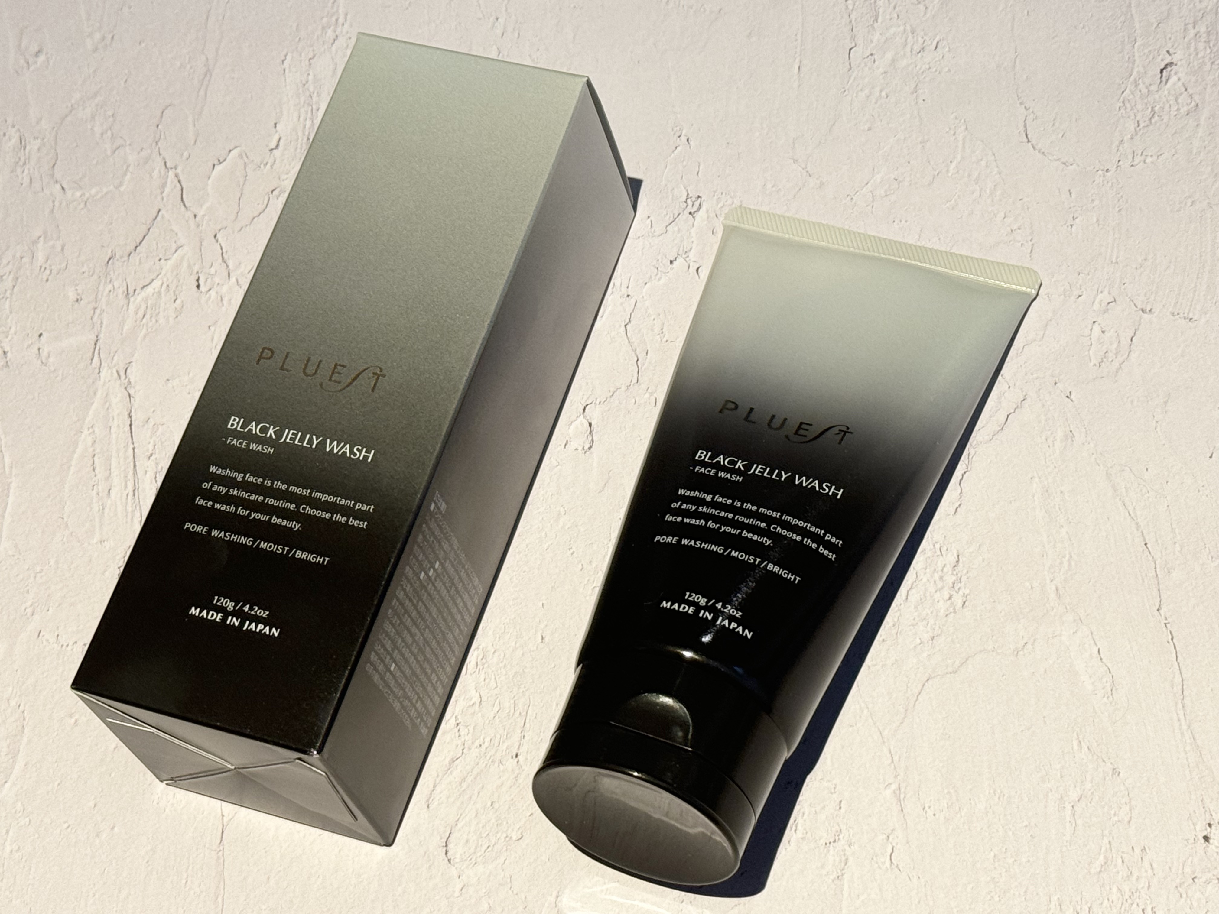 BLACK JELLY WASH（ブラックジェリーウォッシュ）/PLUEST/その他洗顔料を使ったクチコミ（1枚目）