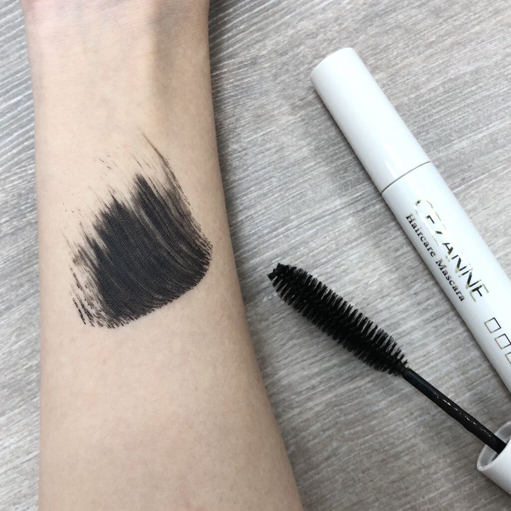 ヘアケアマスカラ/CEZANNE/ヘアジェルを使ったクチコミ（2枚目）