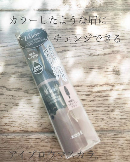 リシェ カラーリング アイブロウマスカラ/Visée/眉マスカラを使ったクチコミ(1枚目)