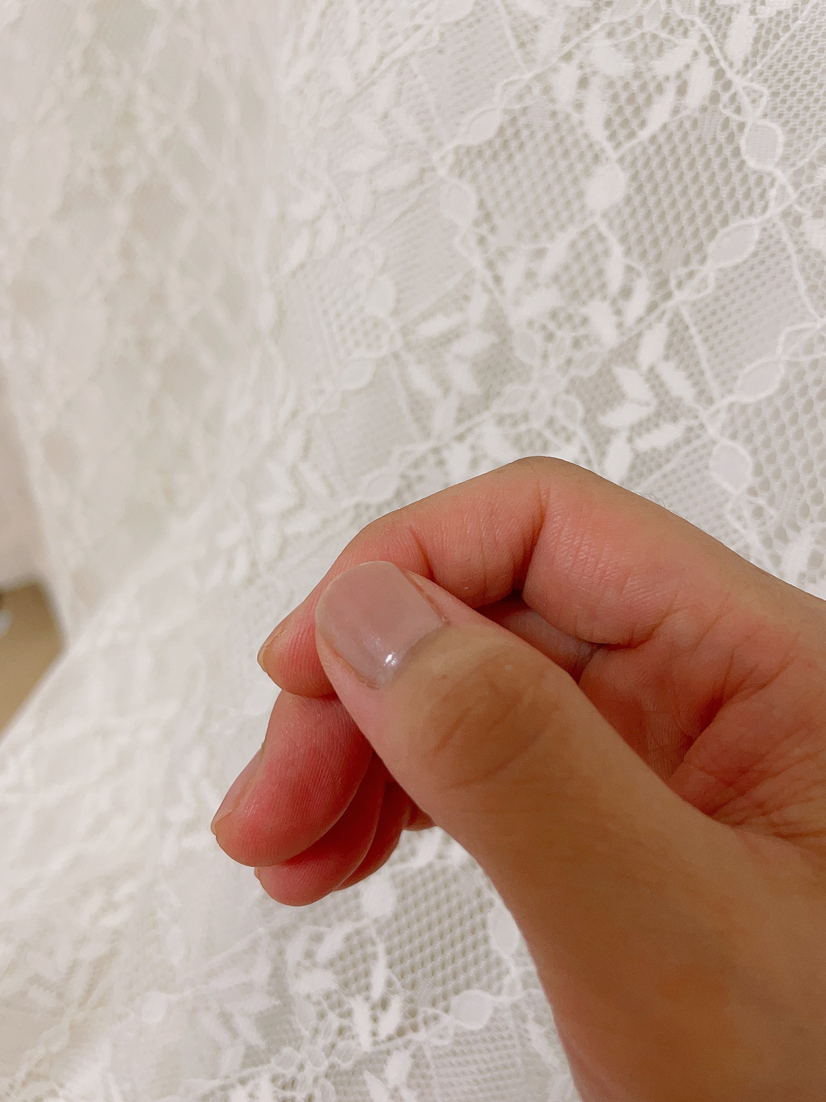 カラーベースコート ゼロ 2／0/uka/オールインワンネイルを使ったクチコミ（2枚目）