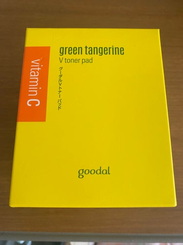 グリーンタンジェリン ビタCダークスポットケアパッド/goodal/シートマスク・パックを使ったクチコミ（1枚目）