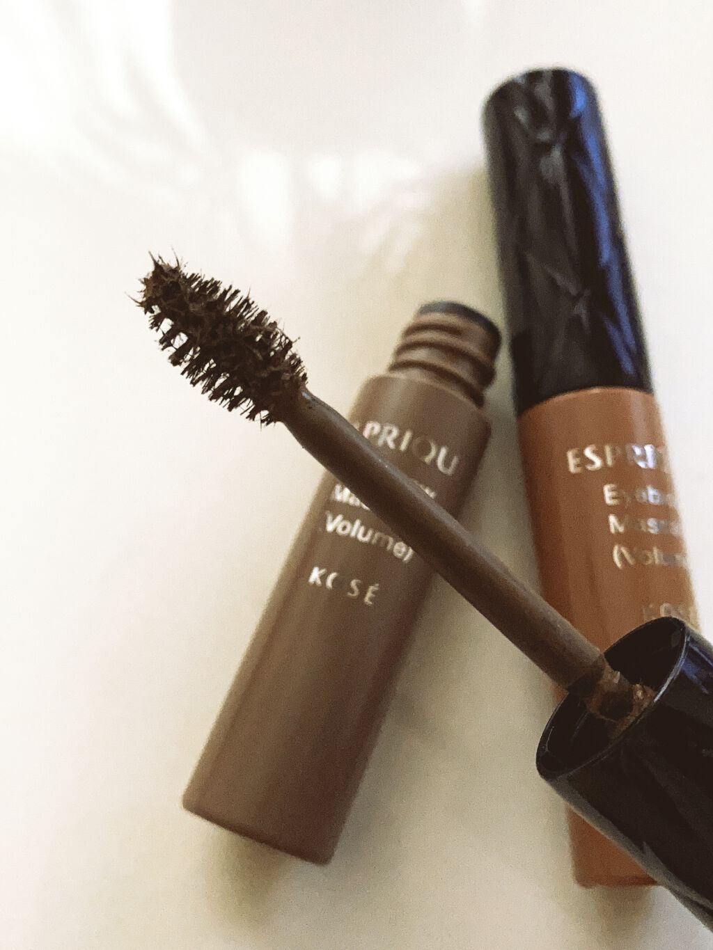 スタイリング アイブロウ マスカラ (ふんわり立体感)/ESPRIQUE/眉マスカラを使ったクチコミ（2枚目）
