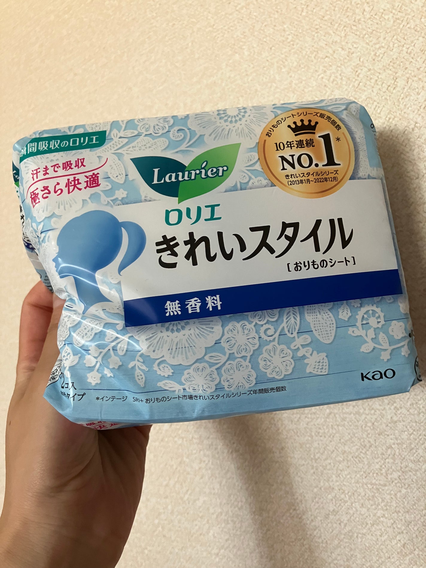 きれいスタイル ロマンティックローズの香り 72コ入/ロリエ/おりものシートを使ったクチコミ(1枚目)