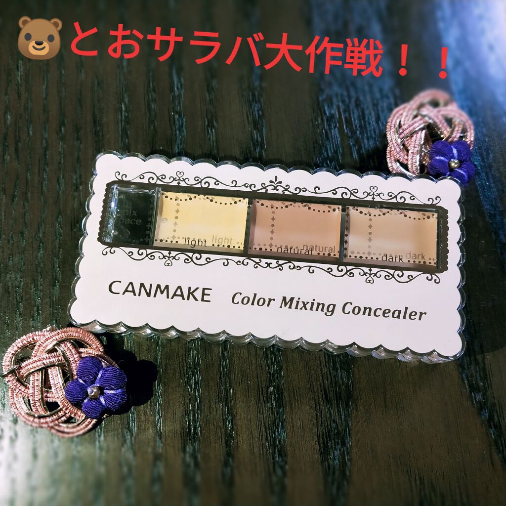 カラーミキシングコンシーラー/キャンメイク/パレットコンシーラーを使ったクチコミ(1枚目)