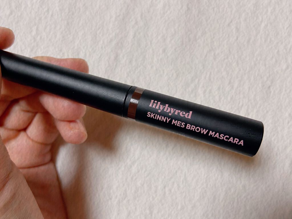 スキニーメス ブロウマスカラ #02 ミディアムブラウン/lilybyred/眉マスカラを使ったクチコミ（1枚目）