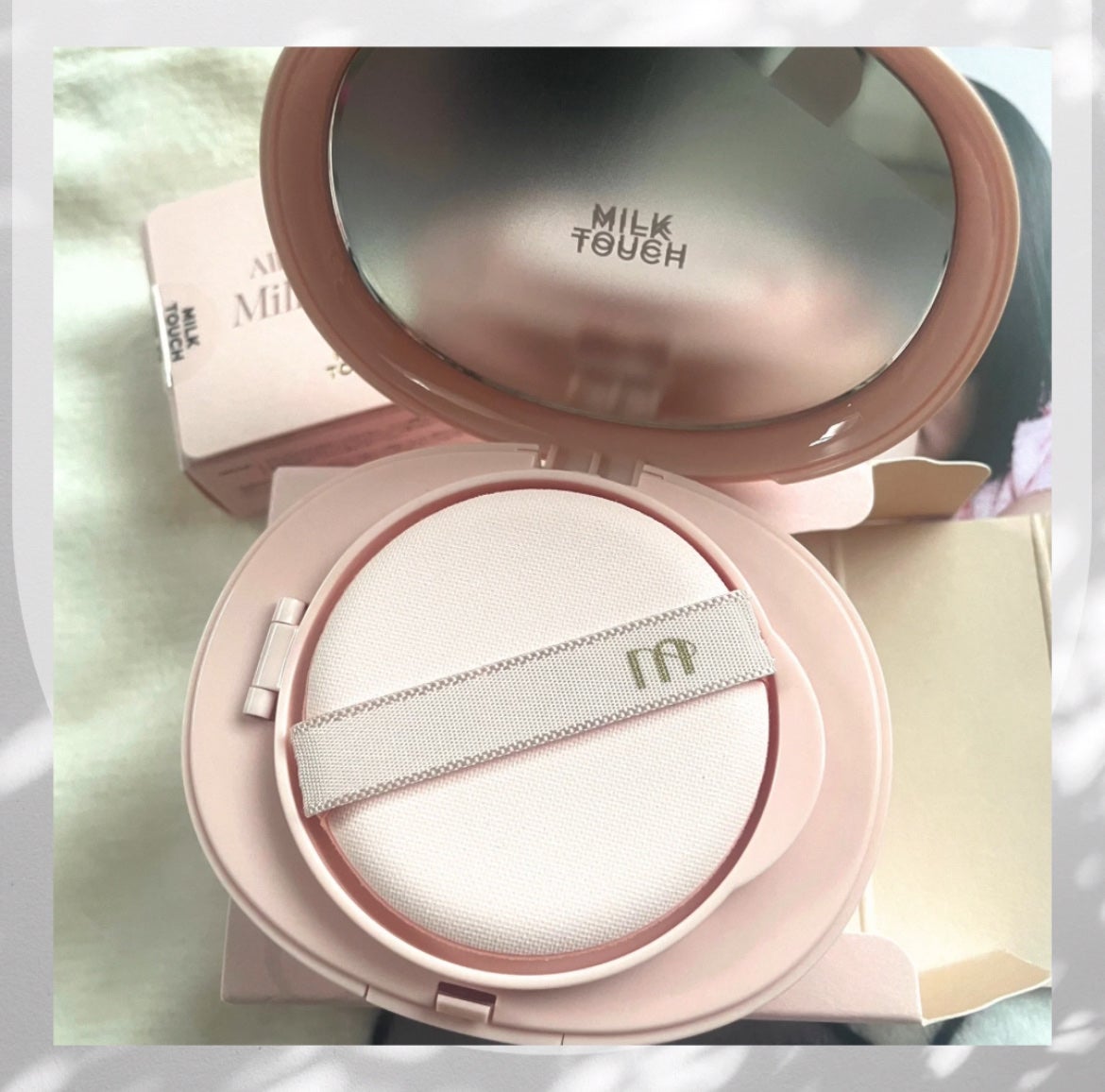 オールデイスキンフィットミルキーグロウクッション/Milk Touch/クッションファンデーションを使ったクチコミ(2枚目)