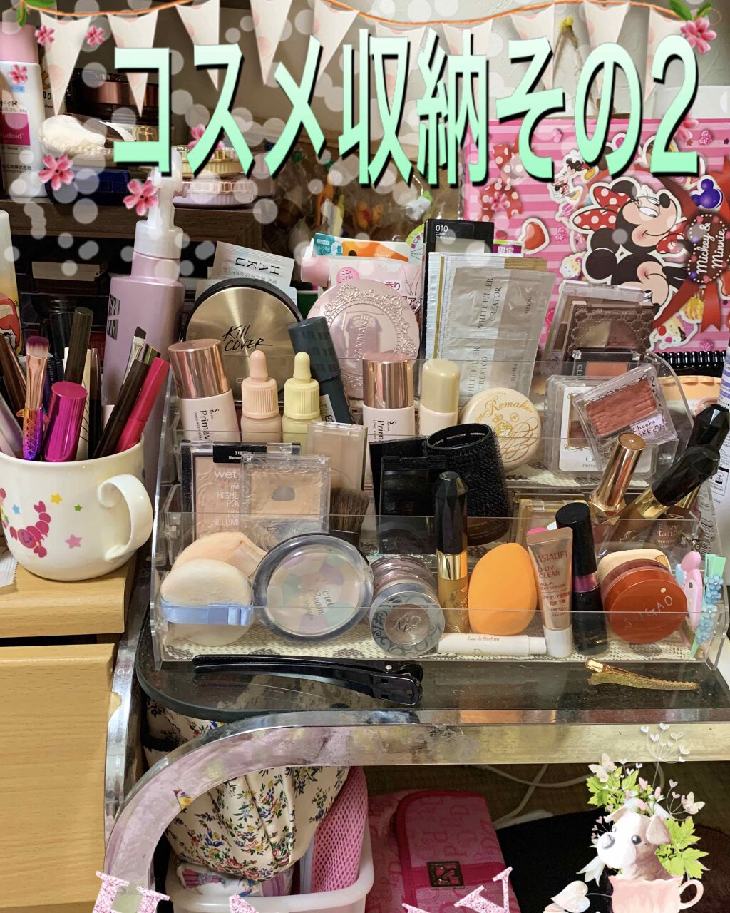 3段式クリアーケース/DAISO/その他化粧小物を使ったクチコミ（2枚目）