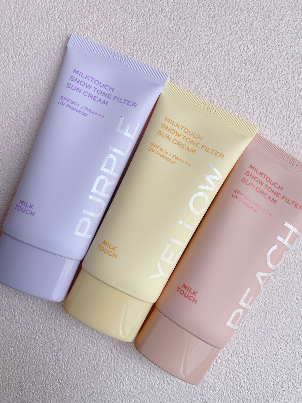 スノートーンフィルターサンクリーム/Milk Touch/日焼け止めクリームを使ったクチコミ（1枚目）