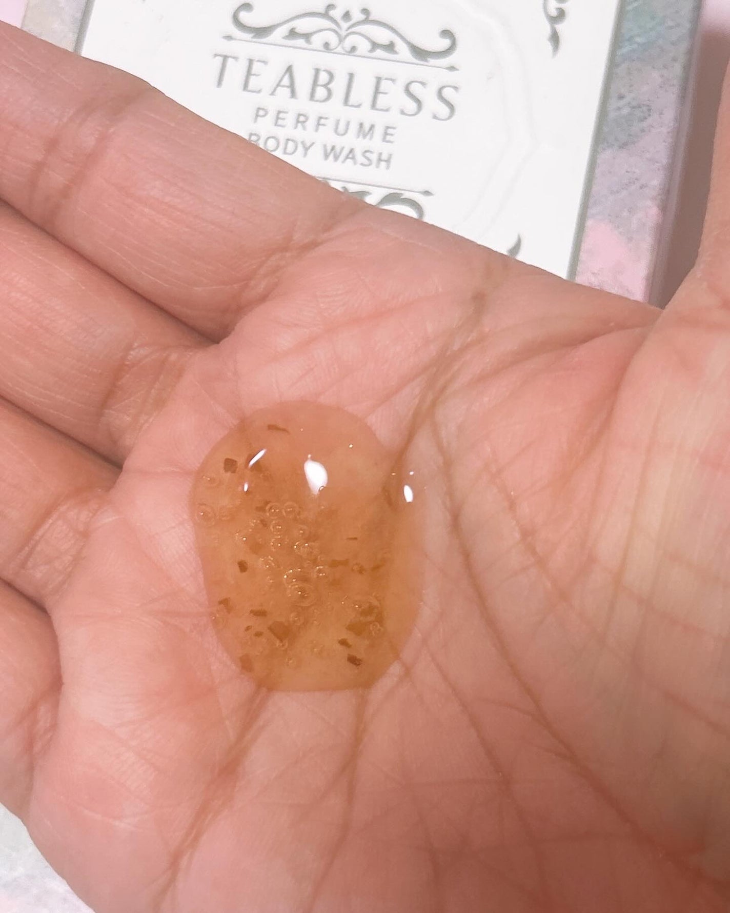 パフュームボディウォッシュ リリームスクホワイトティー/TEABLESS/ボディソープを使ったクチコミ(3枚目)