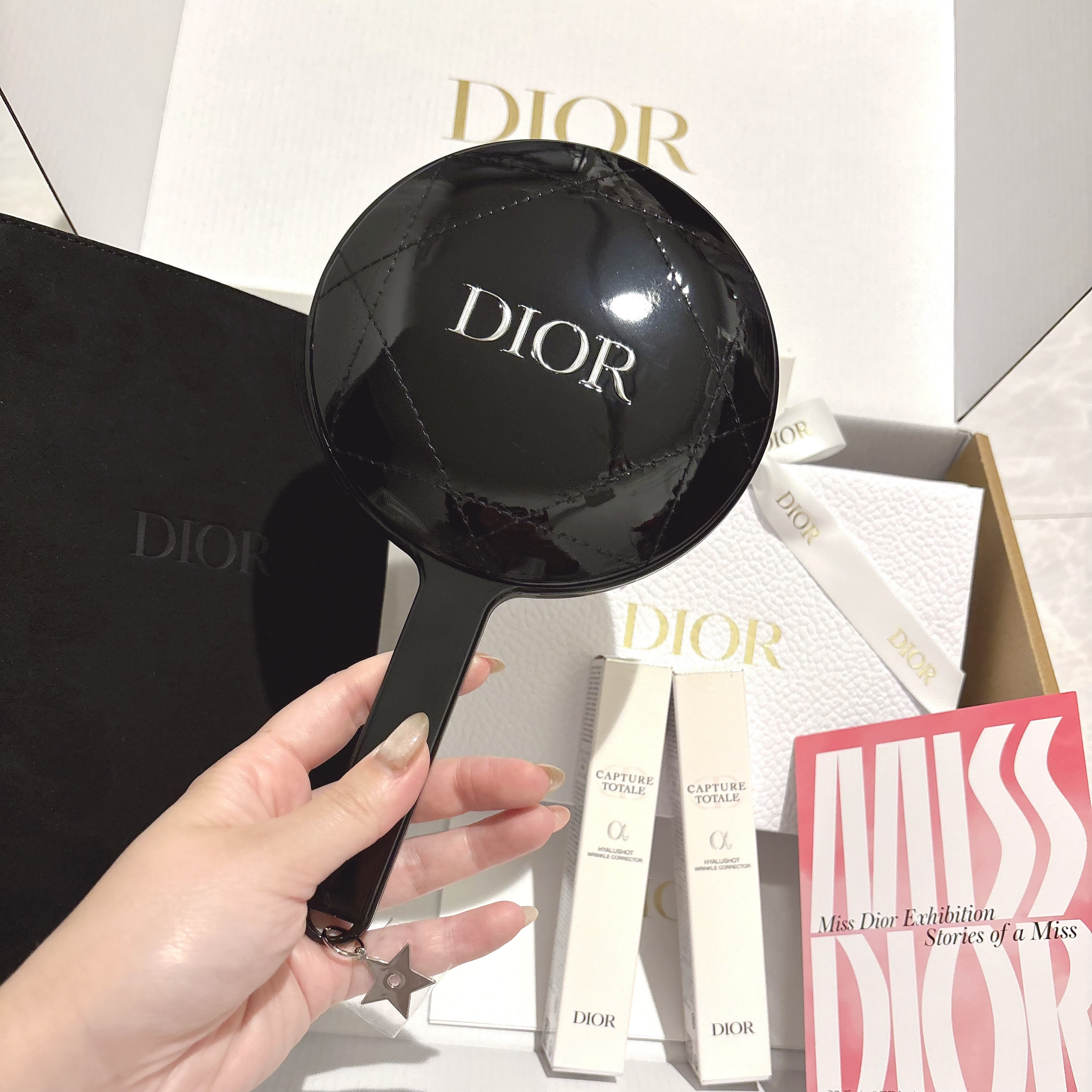 Dior 香水ノベルティ・ミラー他　全てセット 新品 Dior ノベルティ ミスディオール スプレー&ミラー セット