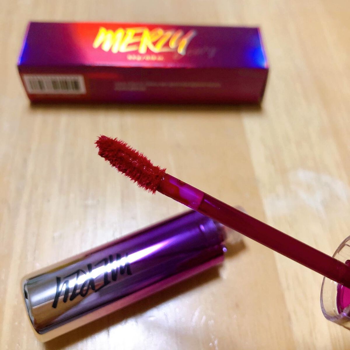 オーロラ デュイ ティント/MERZY/リップティントを使ったクチコミ(3枚目)