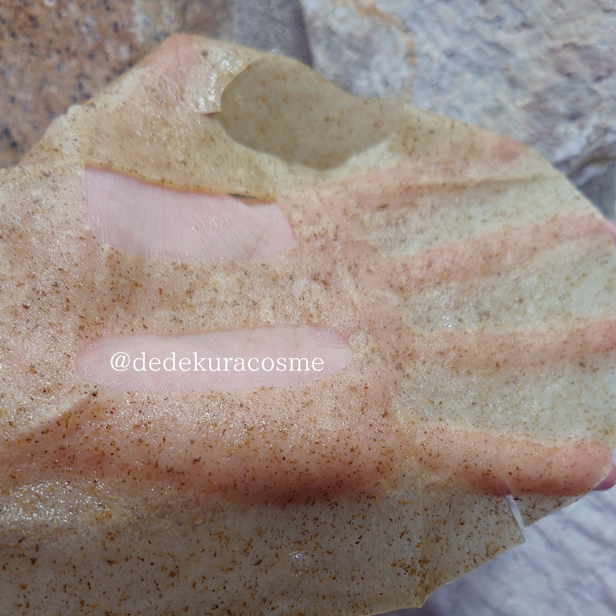 4番 ひんやりクーリングシートマスク 4枚入り/numbuzin/シートマスク・パックを使ったクチコミ（2枚目）