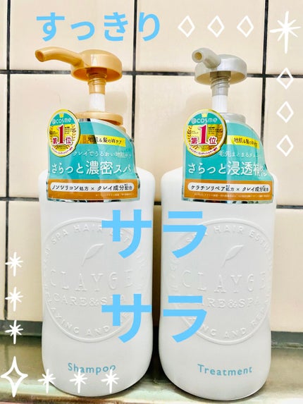シャンプー/トリートメント SN さらさら/CLAYGE/シャンプー・コンディショナーを使ったクチコミ(1枚目)