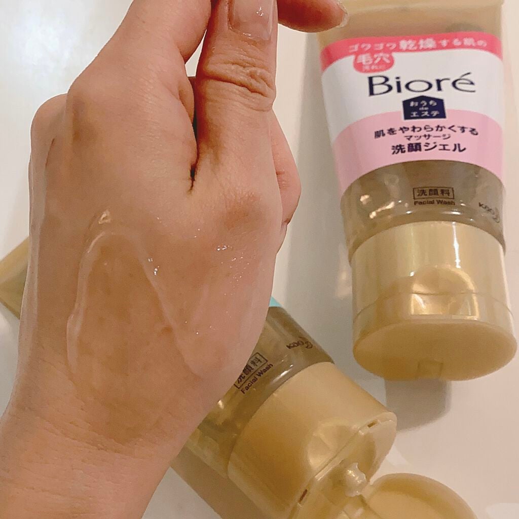 おうちdeエステ 肌をやわららかくする マッサージ洗顔ジェル/ビオレ/その他洗顔料を使ったクチコミ(2枚目)