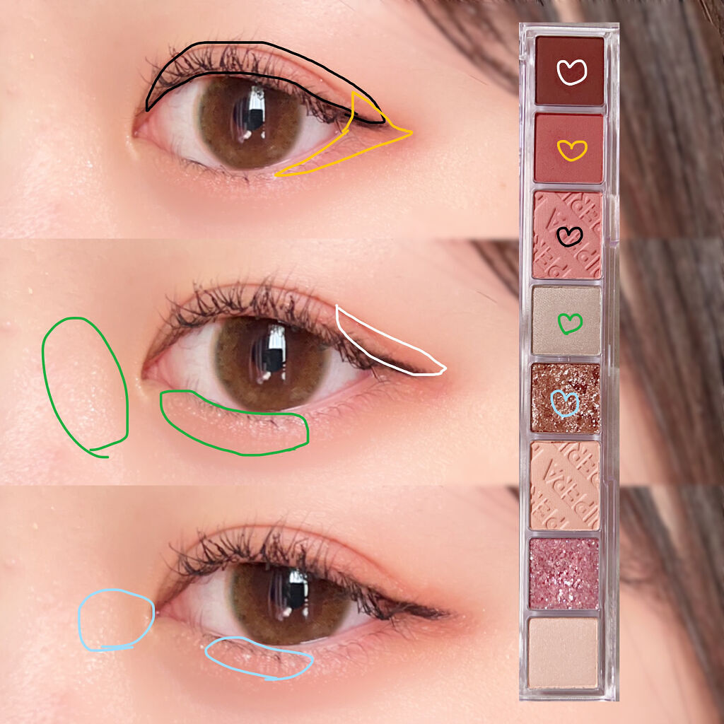 オール テイク ムード パレット(24AD)/PERIPERA/アイシャドウパレットを使ったクチコミ（2枚目）