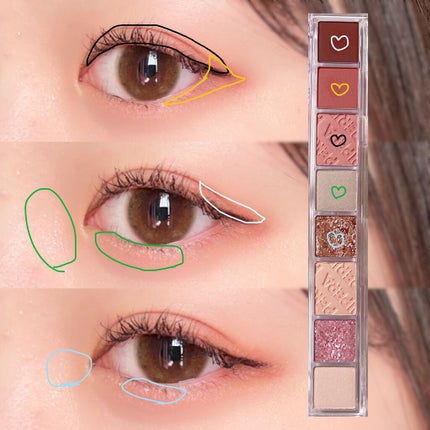 オール テイク ムード パレット(24AD)/PERIPERA/アイシャドウパレットを使ったクチコミ(2枚目)