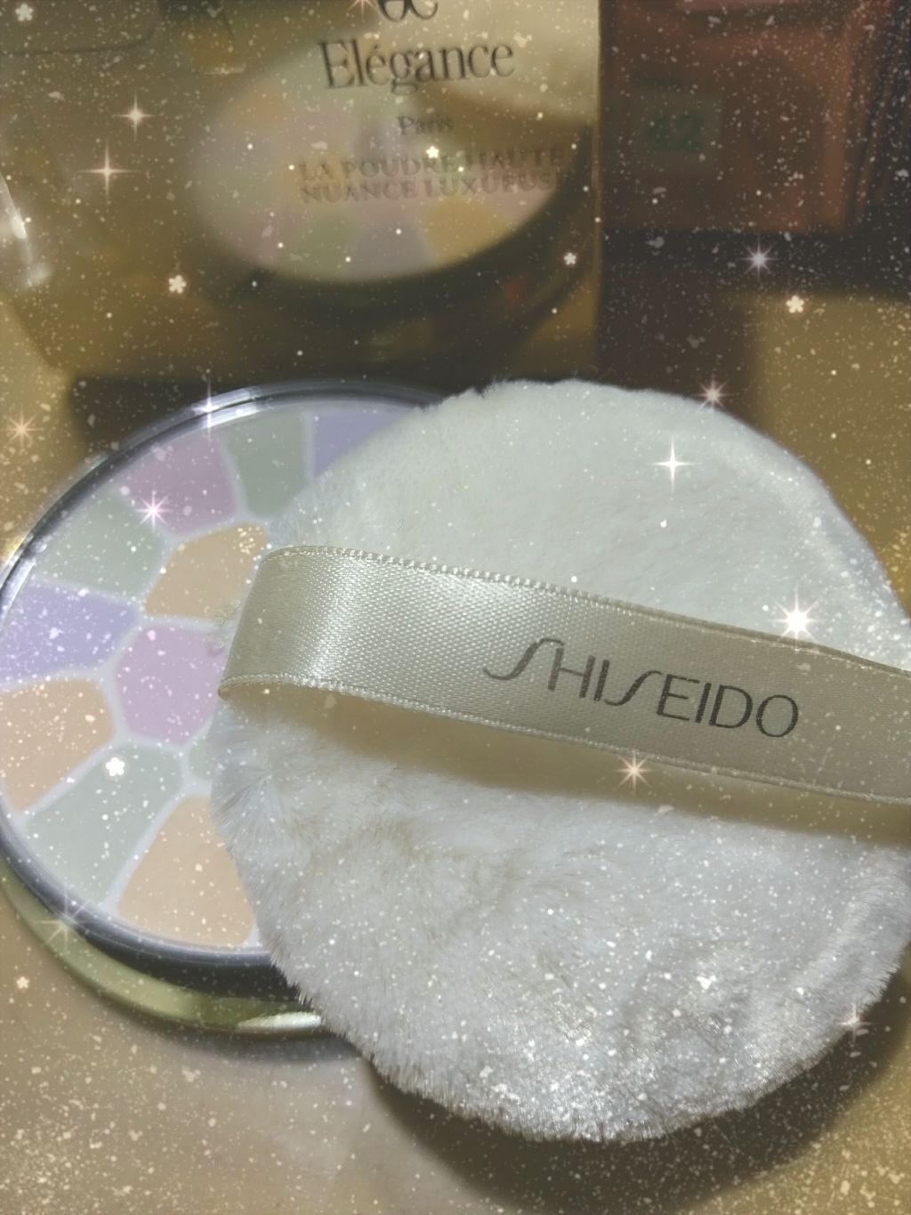 無印良品 灰リス毛・フェイスブラシ・175mmのクチコミ「こちらでも評価の高い
エレガンスのプードル！
ついに購入してしまいました🤣🤣🤣

ずっとお粉も.....」（3枚目）