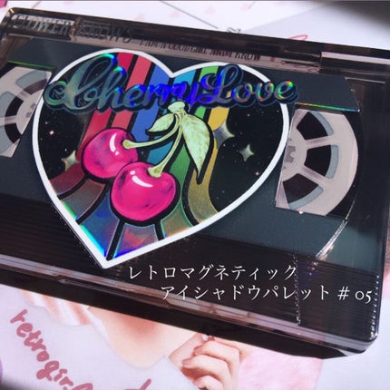レトロマグネティック アイシャドウパレット/FlowerKnows/アイシャドウパレットを使ったクチコミ(2枚目)