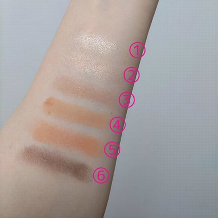 フォーエバー6アイパレット/Laka/アイシャドウパレットを使ったクチコミ(6枚目)