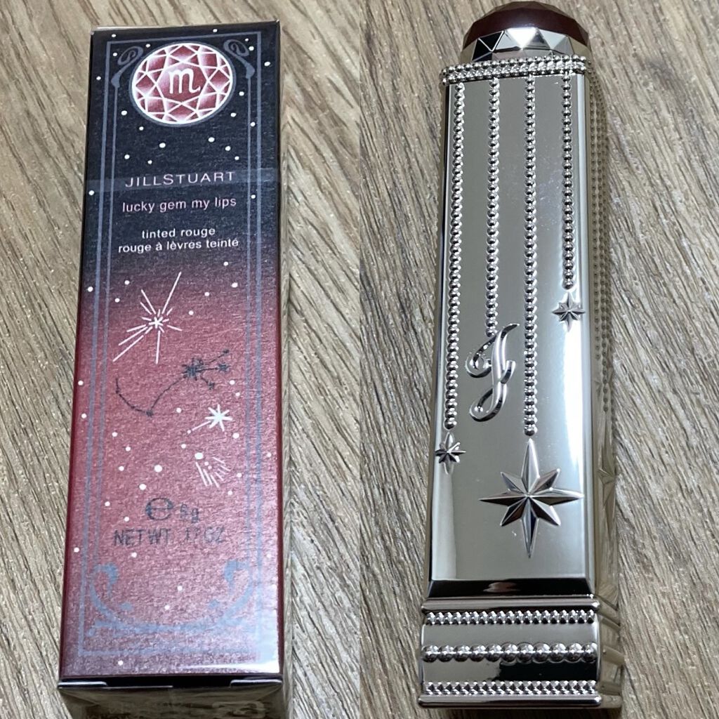 ラッキージェム マイリップス 10 harmonious Scorpio/JILL STUART/口紅を使ったクチコミ（2枚目）