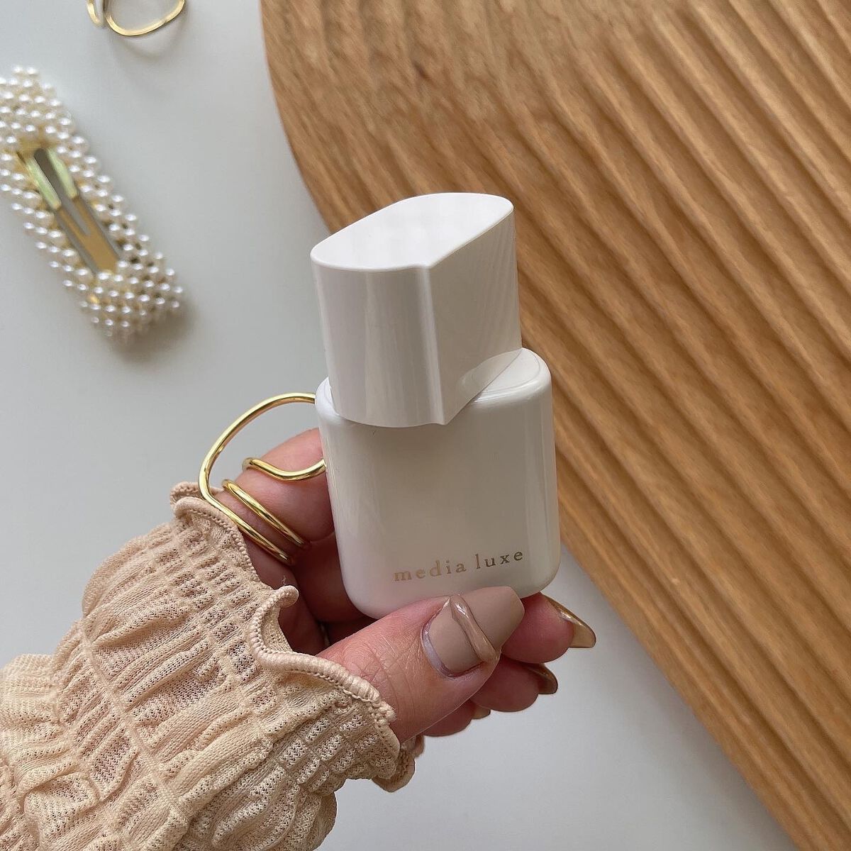 リキッドファンデーション/media luxe/リキッドファンデーションを使ったクチコミ(3枚目)