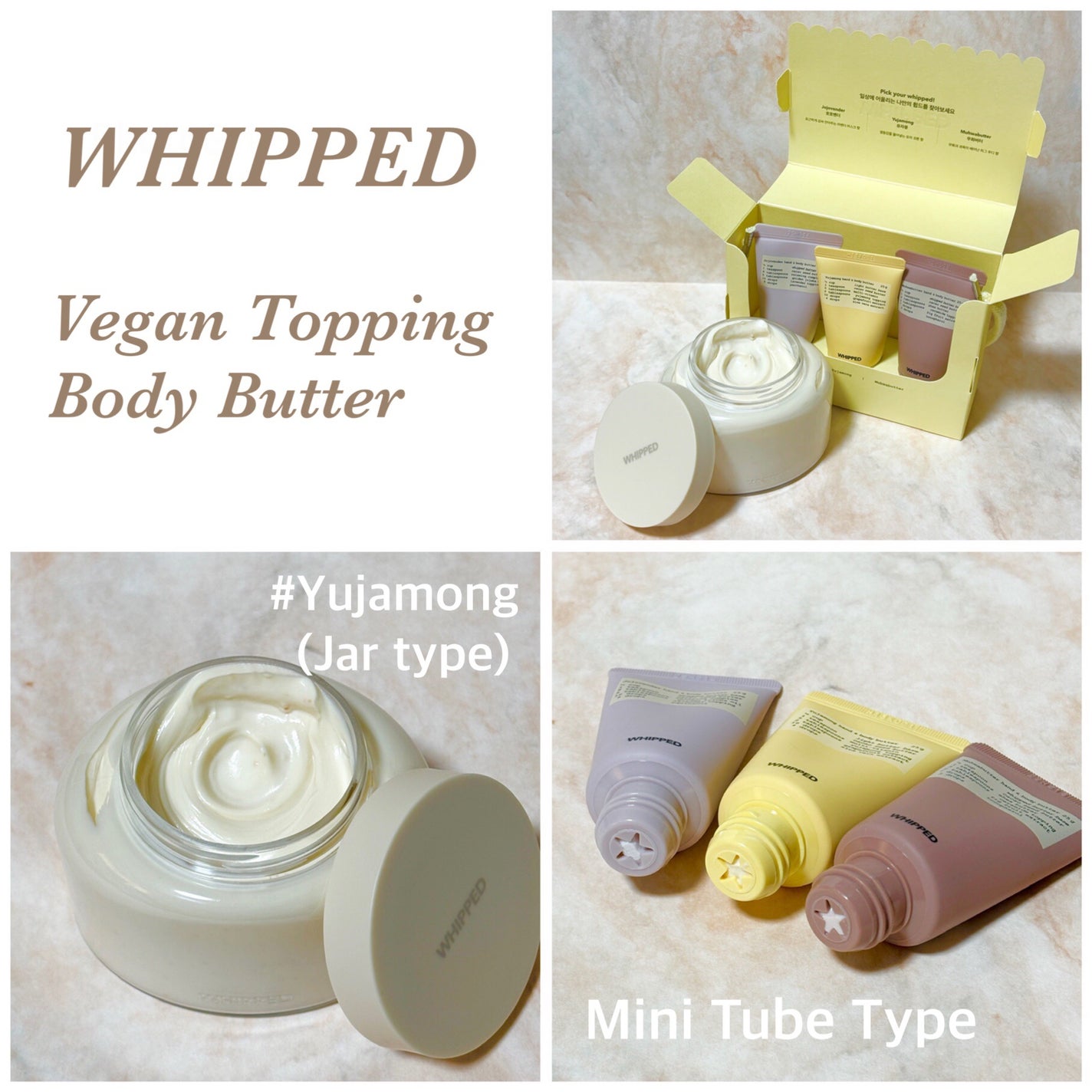 ホイップドハンド&ボディバター3種類バターバッグ/WHIPPED/ハンドクリームを使ったクチコミ(2枚目)