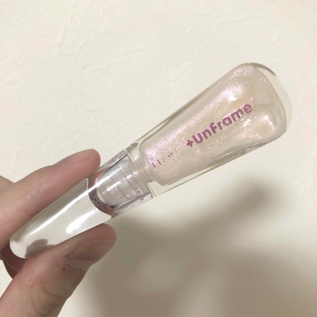 LIP38℃ +UnFrame<ホログラフィック>/UZU BY FLOWFUSHI/リップグロスを使ったクチコミ(1枚目)